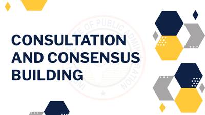 Consultation & Consensus Building